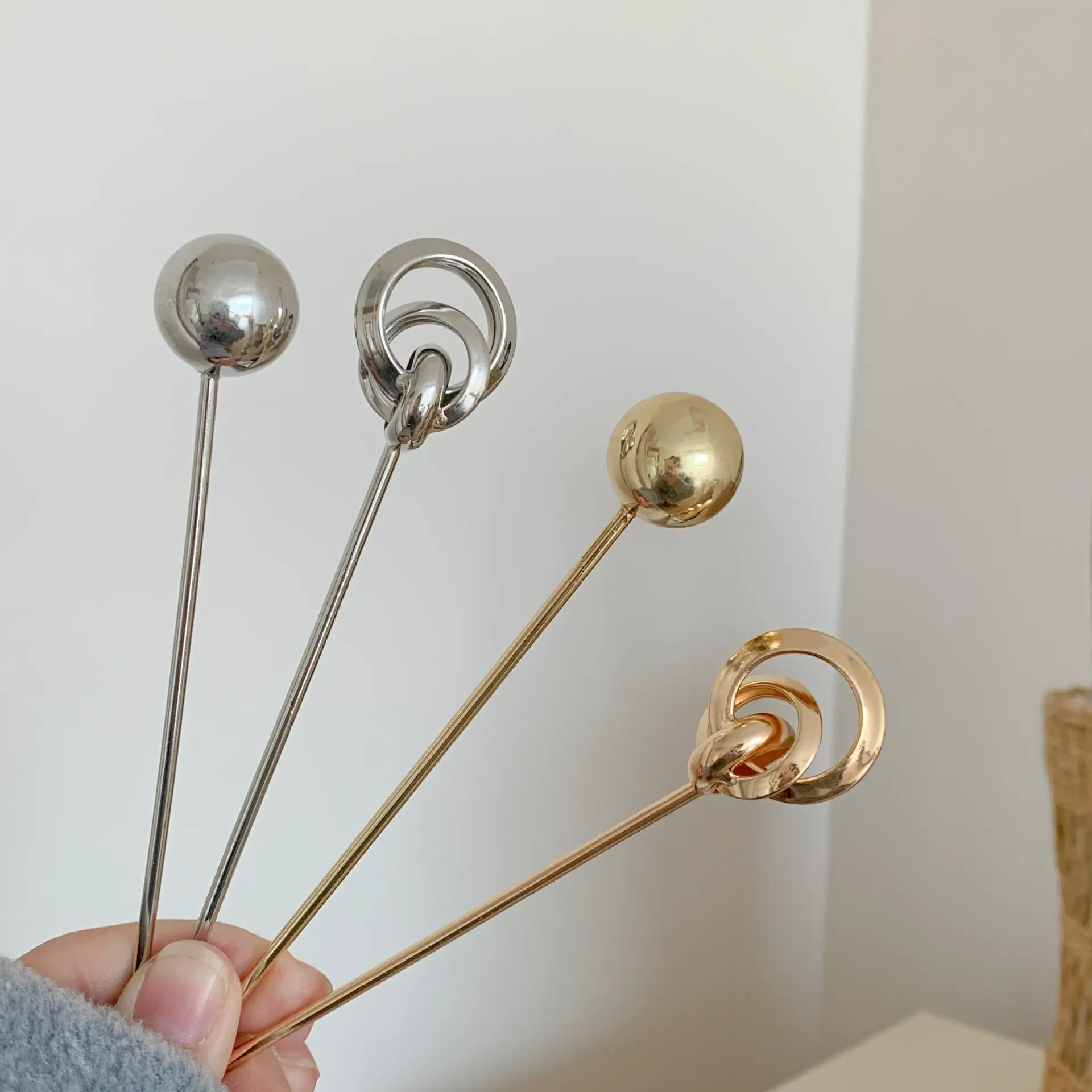 Modern Silver Hairpin for Women & Girls — feature 7