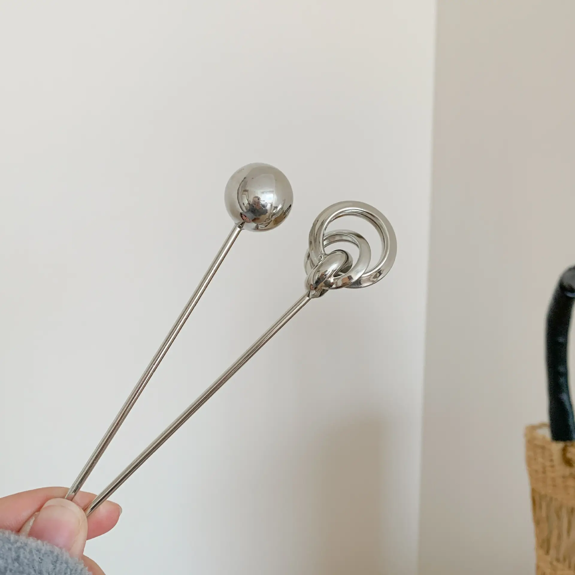 Modern Silver Hairpin for Women & Girls — feature 8