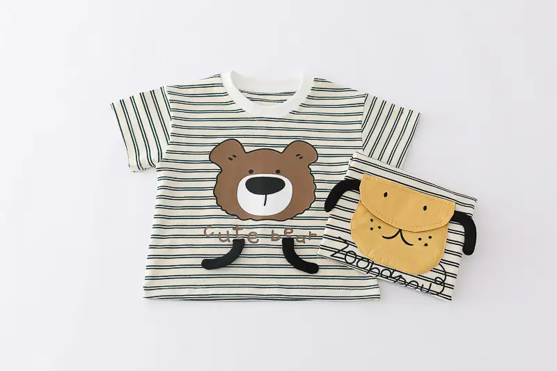 Baby Striped T-Shirt Shorts Set for Boys Summer 2024 — feature 17