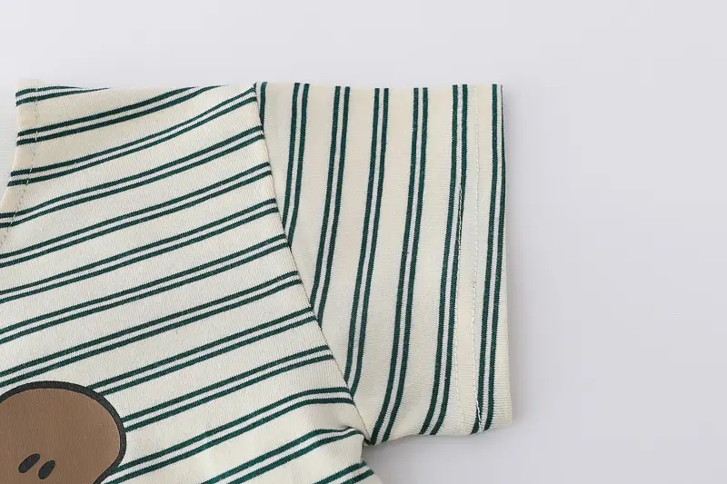 Baby Striped T-Shirt Shorts Set for Boys Summer 2024 — feature 19