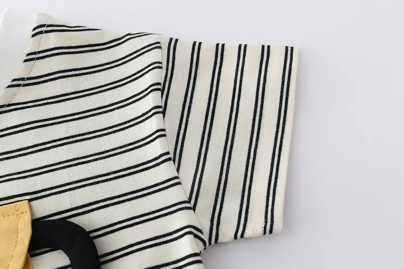 Baby Striped T-Shirt Shorts Set for Boys Summer 2024 — feature 25