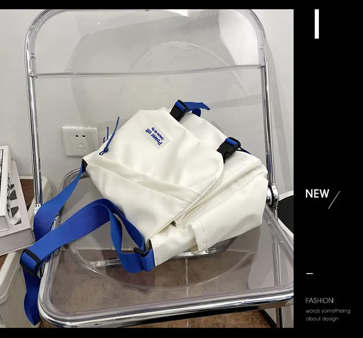 Blue Men's Insulated Messenger Bag with Strap — feature 20