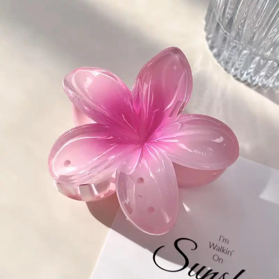 Summer Egg Flower Hairpin Yellow High-End - Image 2