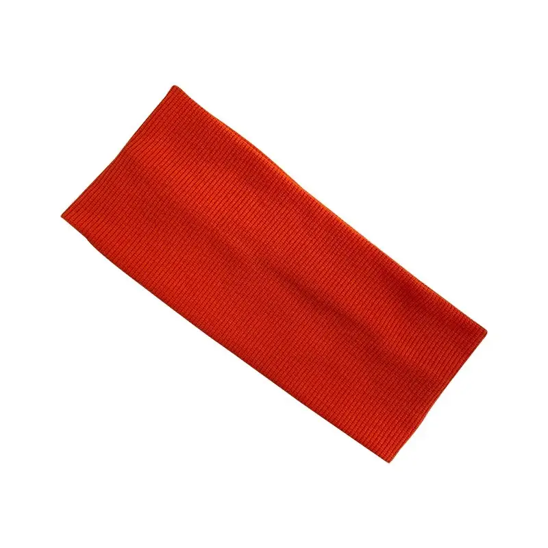 Women's Sweat-absorbent Wide-brimmed Headband Orange