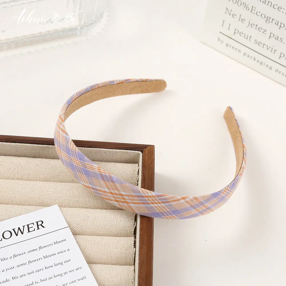 Wide Brim Hair Band for Women Summer Sponge Solid Color - Image 49
