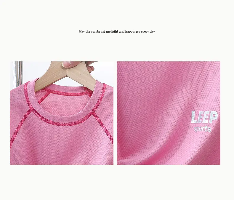 Children's Summer T-Shirts Quick Dry Mesh Top — feature 6