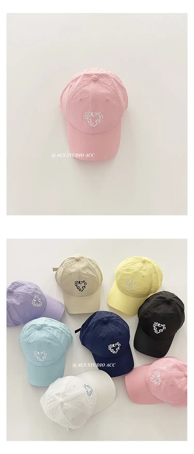 Women Korean Style Sunproof Beaded Cap White Purple — feature 8