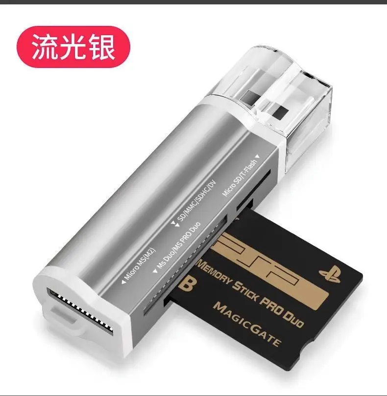 All-In-One Card Reader Blue All-in-One Mini Card Reader — feature 12