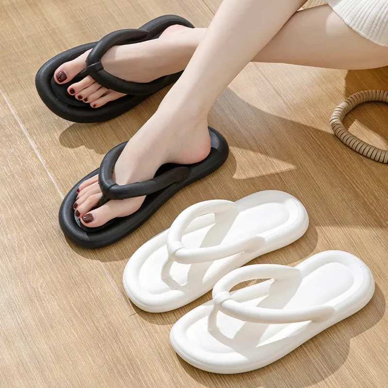 New summer slip-on flip-flops fashionable home deodorant women's Korean-style beach flip-flops - Image 7