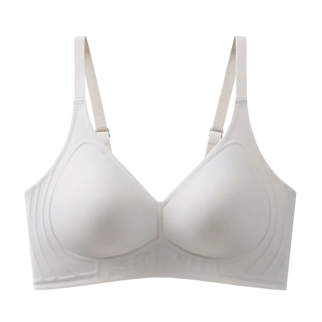 Clothes colorful shell [pull up support] Jelly underwear women's summer small chest push up big wireless anti-sagging bra