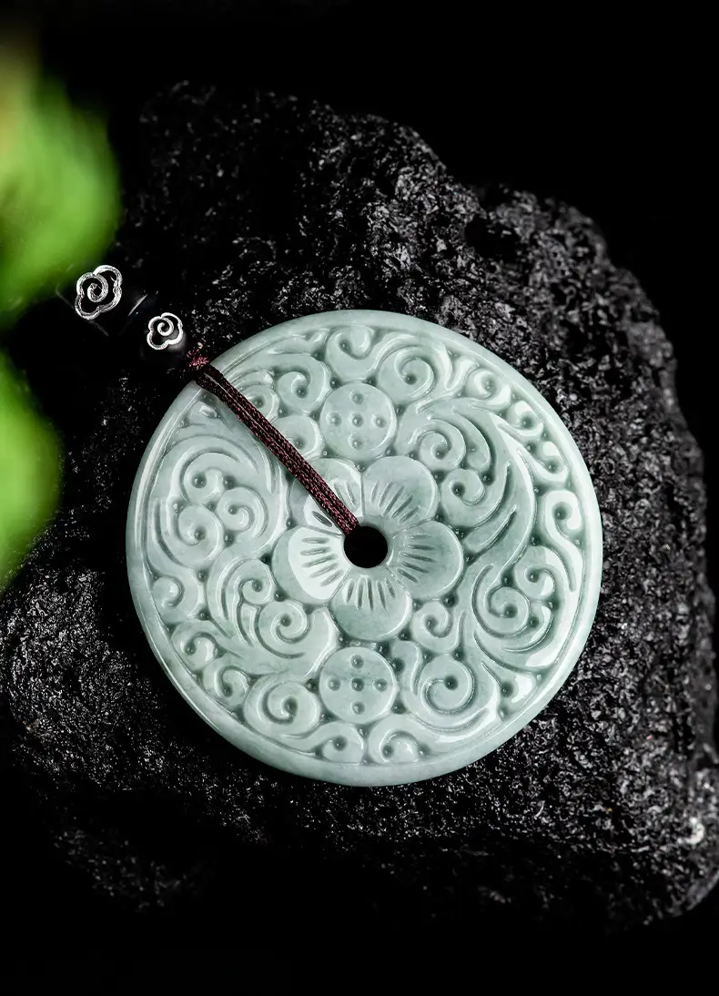 Jade Peace Buckle Pendant for Men Women — feature 10