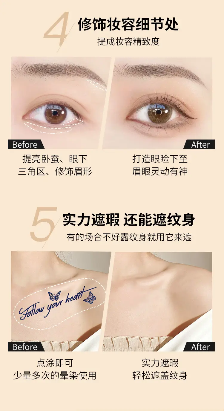 Gecomo Brush Concealer Pen Dark Circles Acne Marks — feature 7