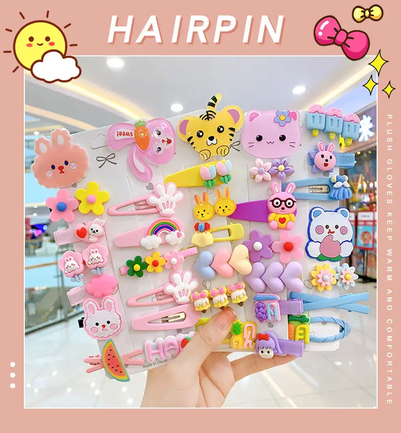 New Baby Girl 14-Piece Hairpin Set Cute Bangs Clip — feature 18