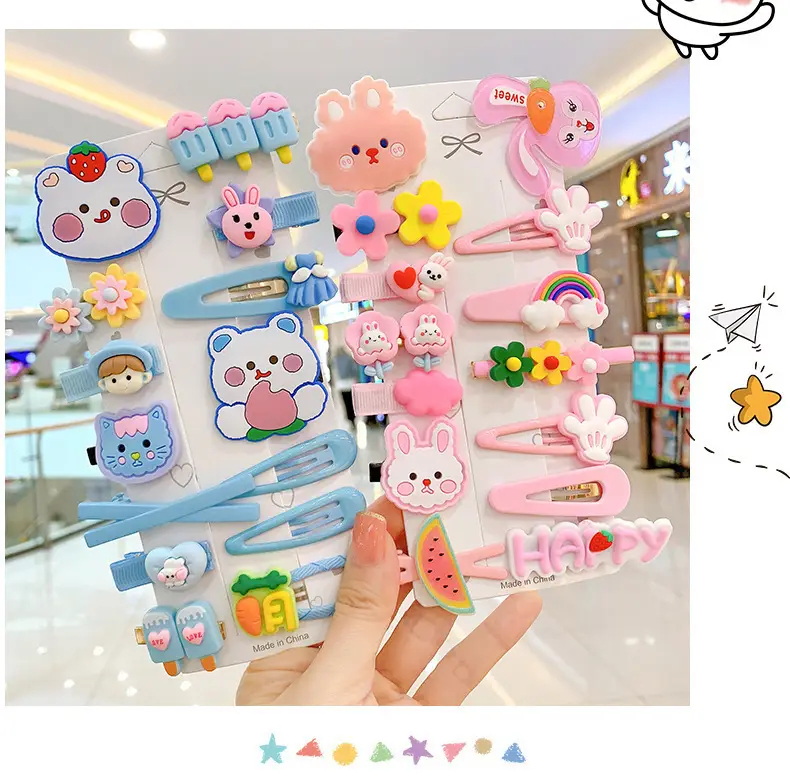New Baby Girl 14-Piece Hairpin Set Cute Bangs Clip — feature 20