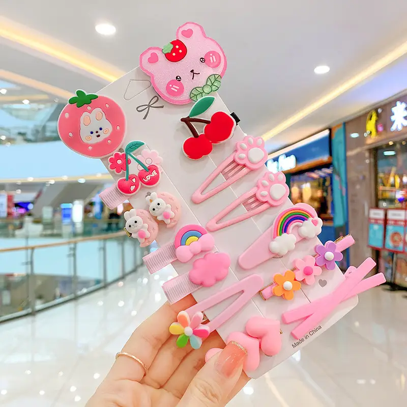 New Baby Girl 14-Piece Hairpin Set Cute Bangs Clip — feature 30