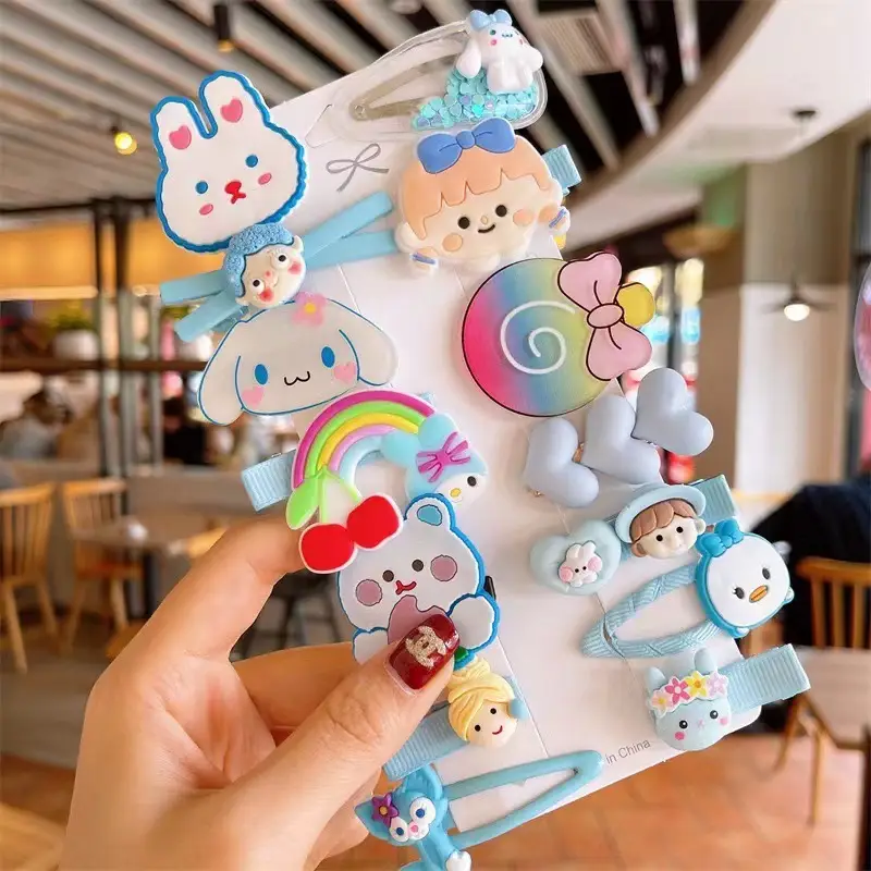 New Baby Girl 14-Piece Hairpin Set Cute Bangs Clip - Image 14