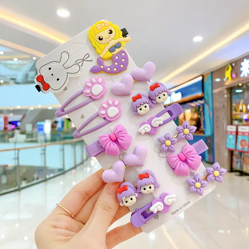 New Baby Girl 14-Piece Hairpin Set Cute Bangs Clip - Image 16