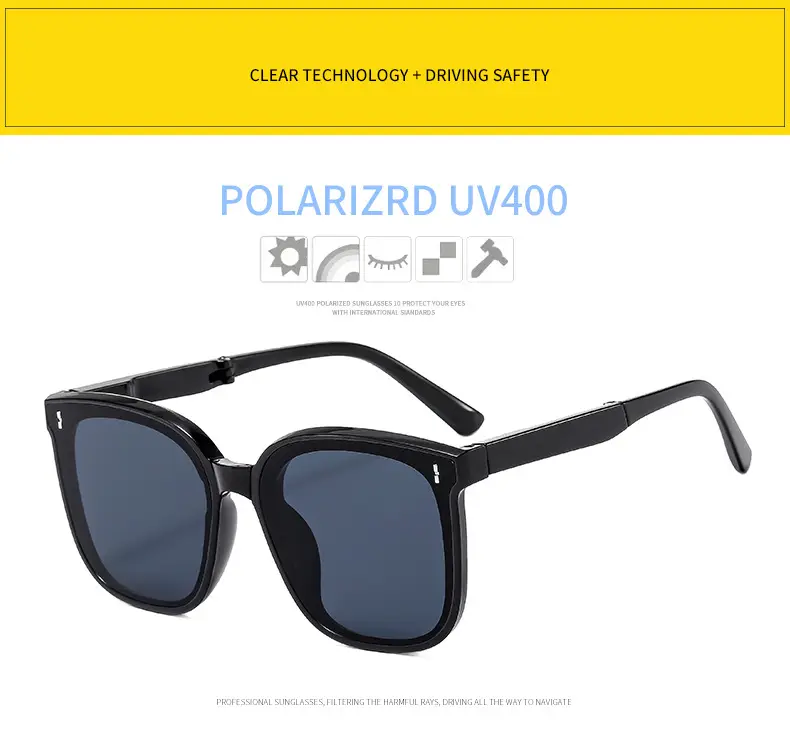 Folding Sunglasses Women Men Polarized Anti-Ultraviolet β feature 11