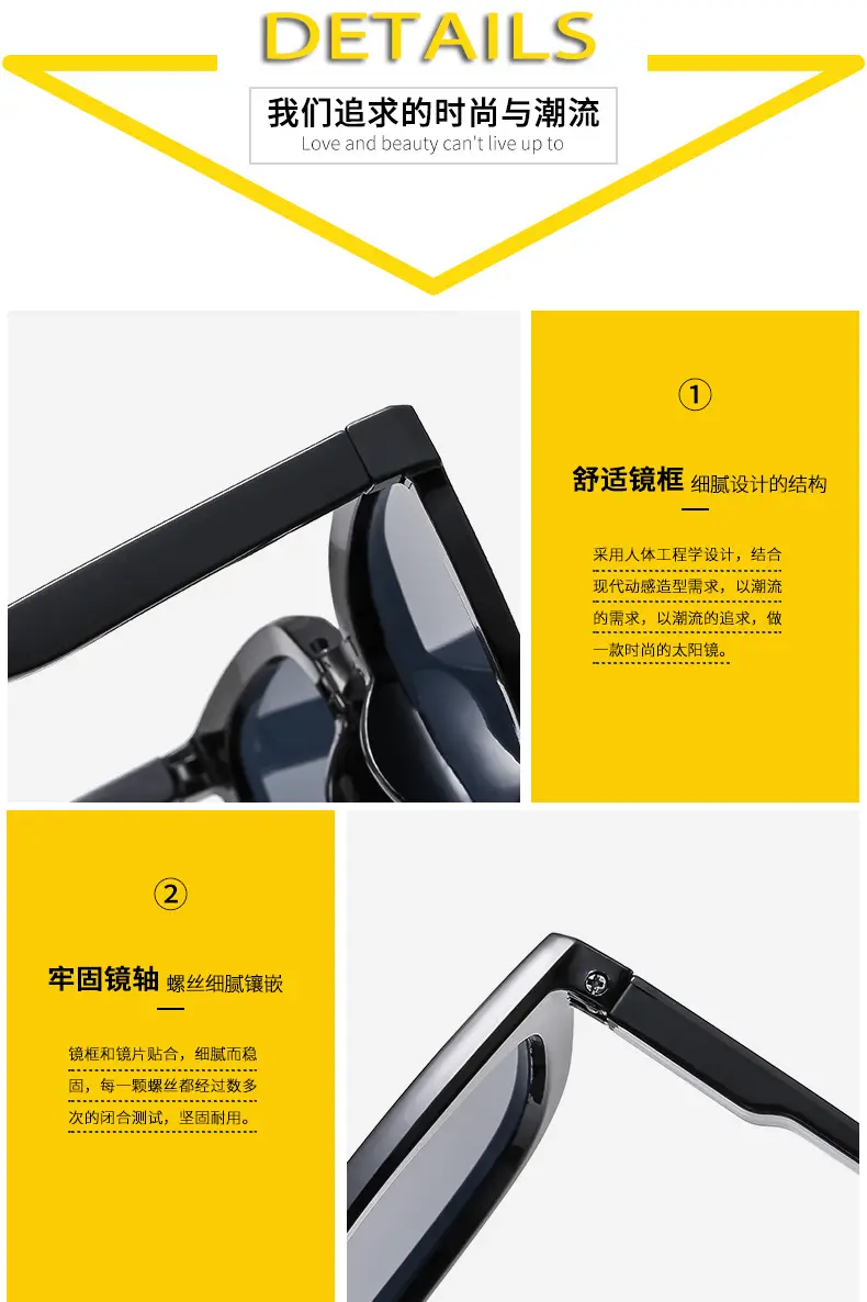 Folding Sunglasses Women Men Polarized Anti-Ultraviolet β feature 20