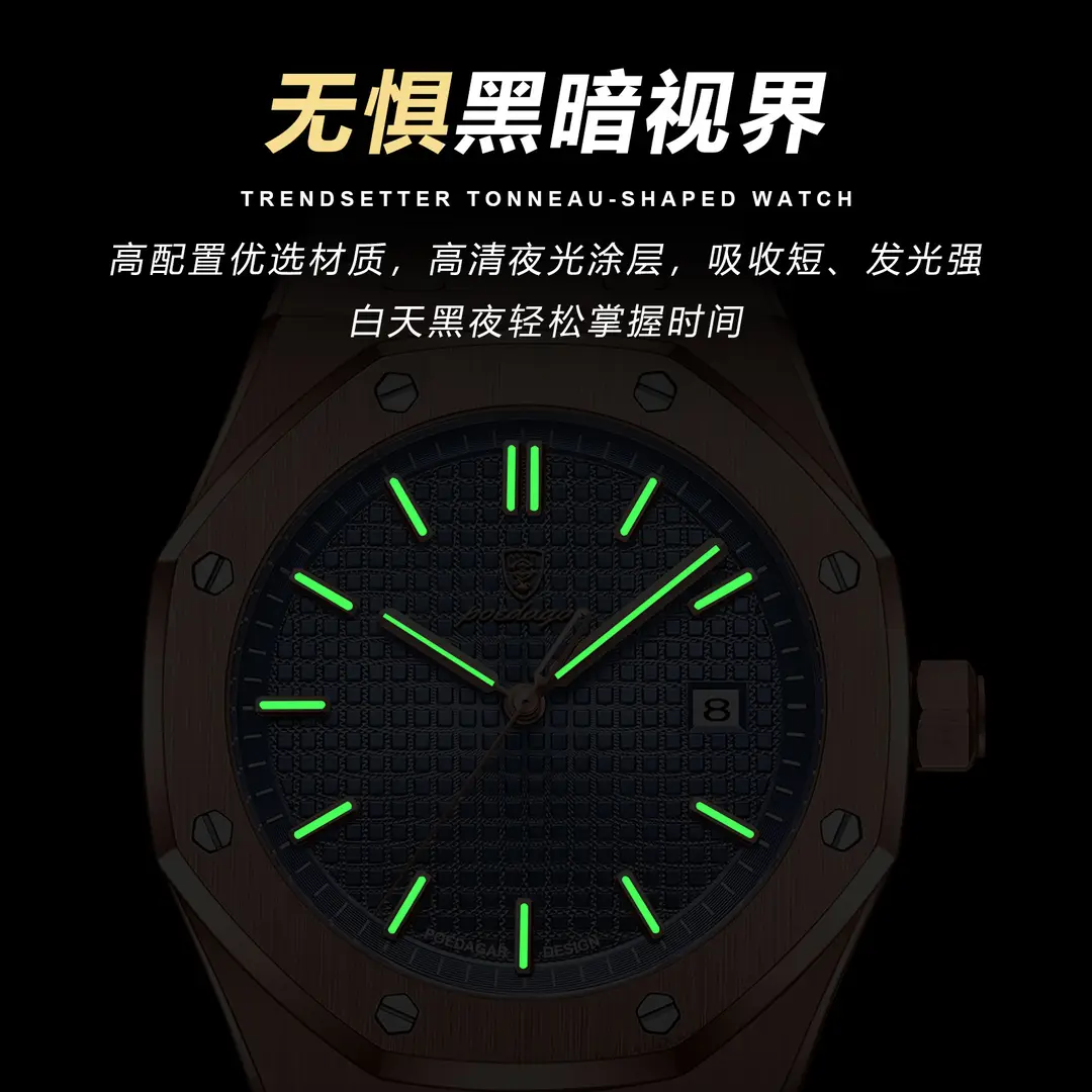 Swiss brand luxury men's watch new waterproof luminous luxury watch live foreign trade explosion a generation - Image 9