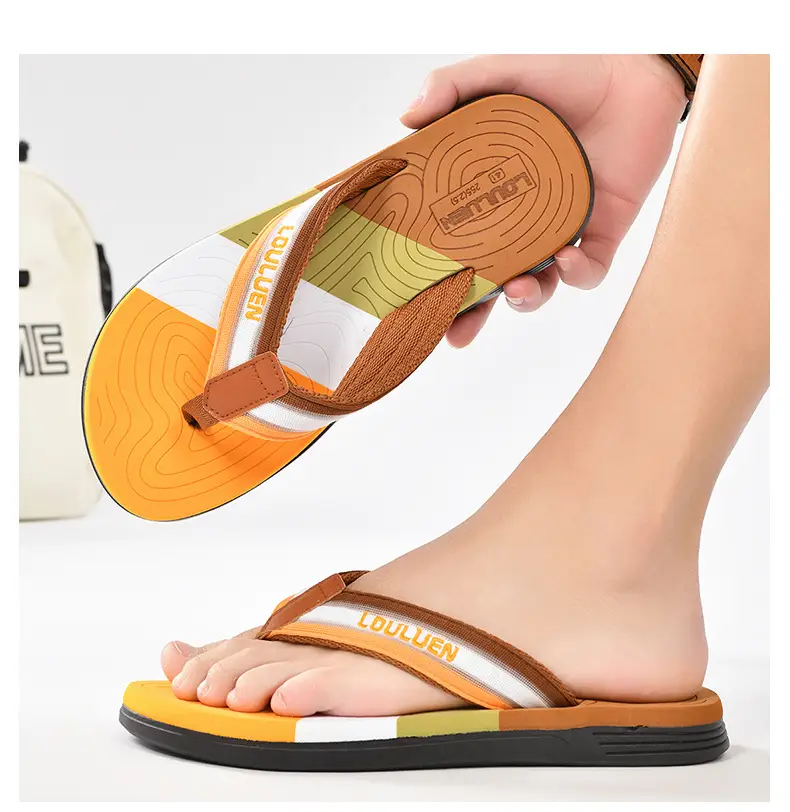 Flip-Flops for Men, Summer Outdoor Slippers, Non-Slip Soft-Soled Slippers, Men's 2026 New Style Men's Beach Sandals — feature 12