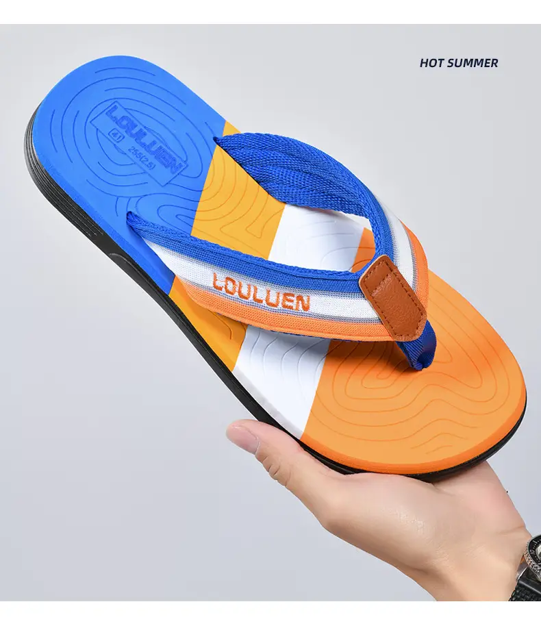 Flip-Flops for Men, Summer Outdoor Slippers, Non-Slip Soft-Soled Slippers, Men's 2026 New Style Men's Beach Sandals — feature 2