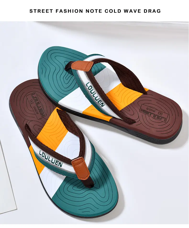 Flip-Flops for Men, Summer Outdoor Slippers, Non-Slip Soft-Soled Slippers, Men's 2026 New Style Men's Beach Sandals — feature 4