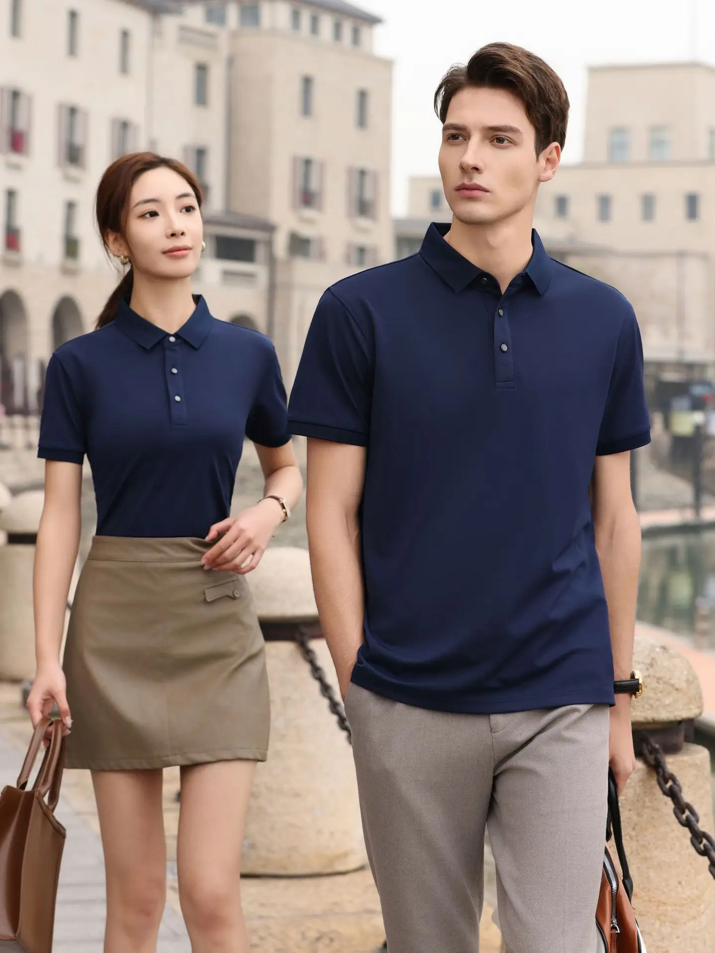 Summer Polo T-Shirt Multi Color Customizable Logo - Image 22