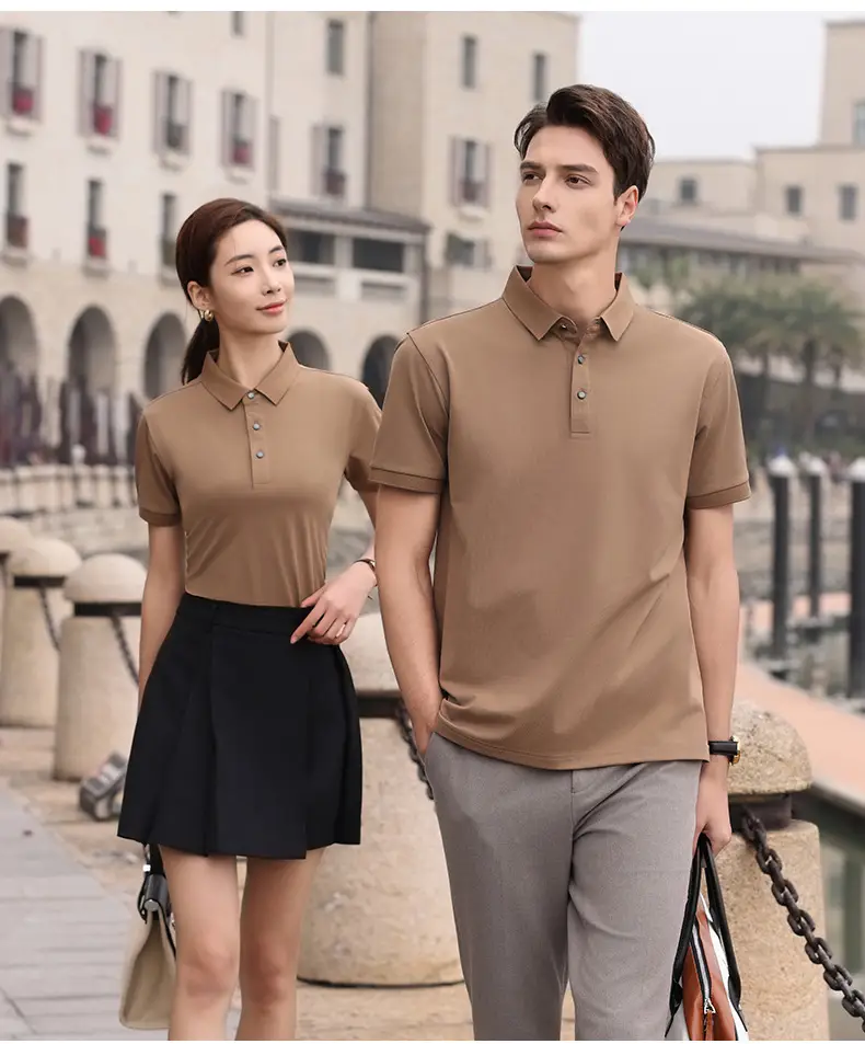 Summer Polo T-Shirt Multi Color Customizable Logo — feature 17
