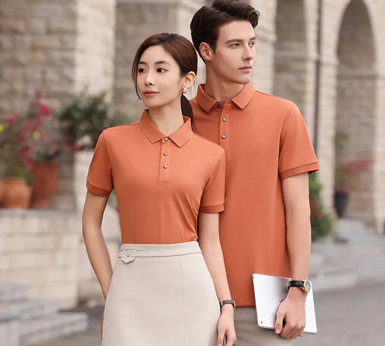 Summer Polo T-Shirt Multi Color Customizable Logo — feature 19