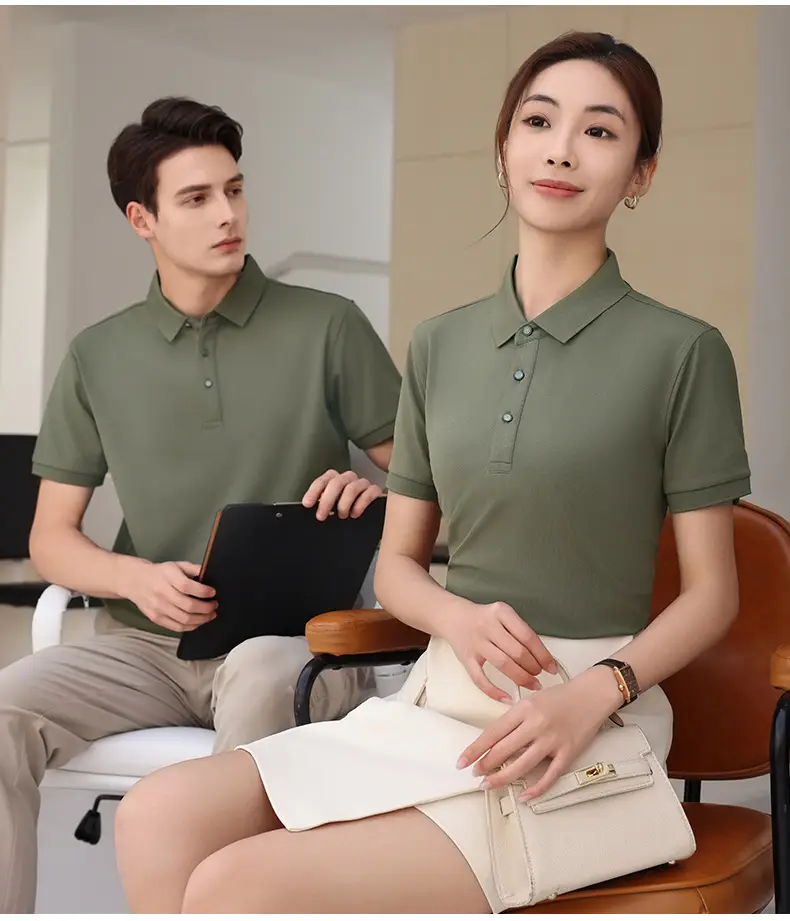 Summer Polo T-Shirt Multi Color Customizable Logo — feature 21