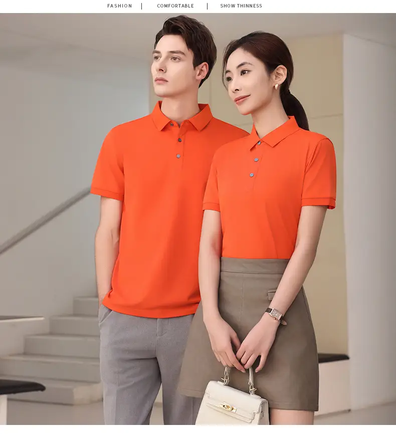 Summer Polo T-Shirt Multi Color Customizable Logo — feature 23
