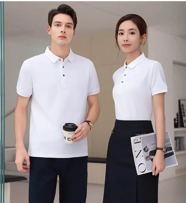 Summer Polo T-Shirt Multi Color Customizable Logo — feature 26