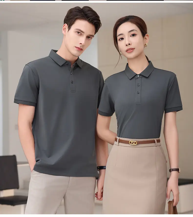Summer Polo T-Shirt Multi Color Customizable Logo — feature 27