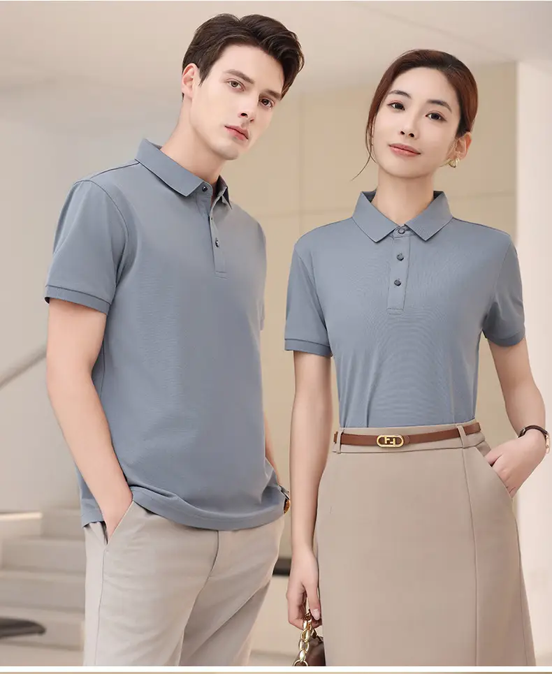 Summer Polo T-Shirt Multi Color Customizable Logo — feature 28