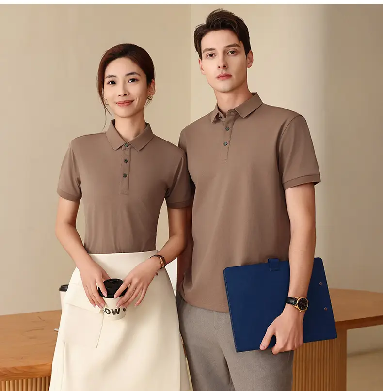 Summer Polo T-Shirt Multi Color Customizable Logo — feature 30