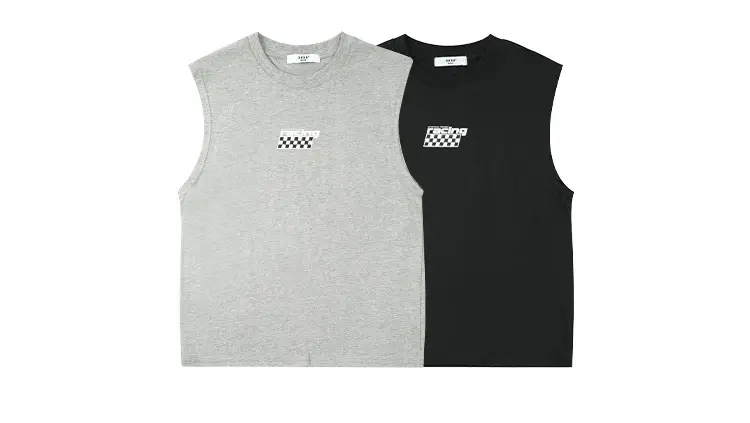 Kids Sleeveless Hip Hop T-Shirt Black Cotton — feature 5