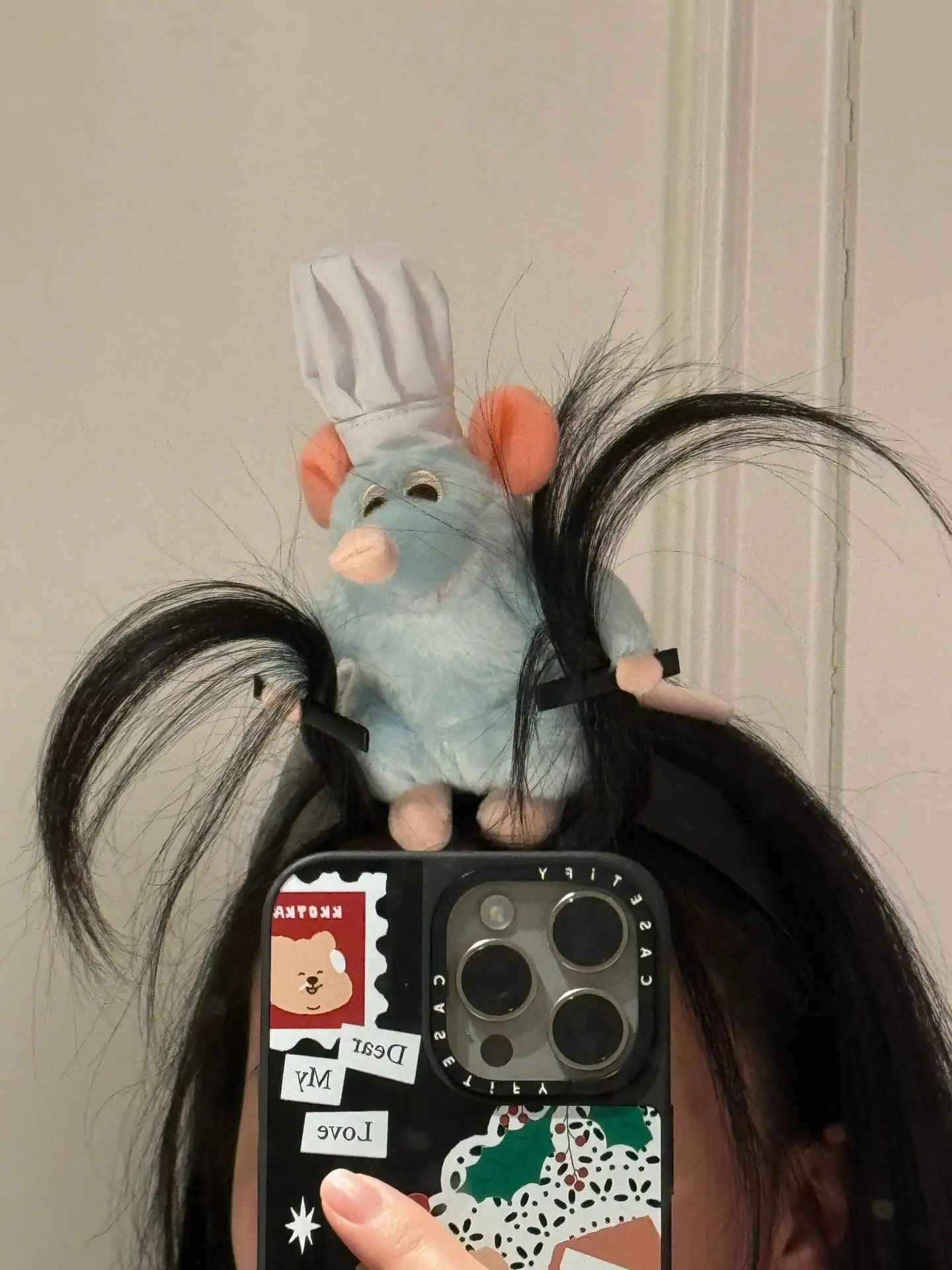 Little Red Book Blue Hair Hat for Girls — feature 2