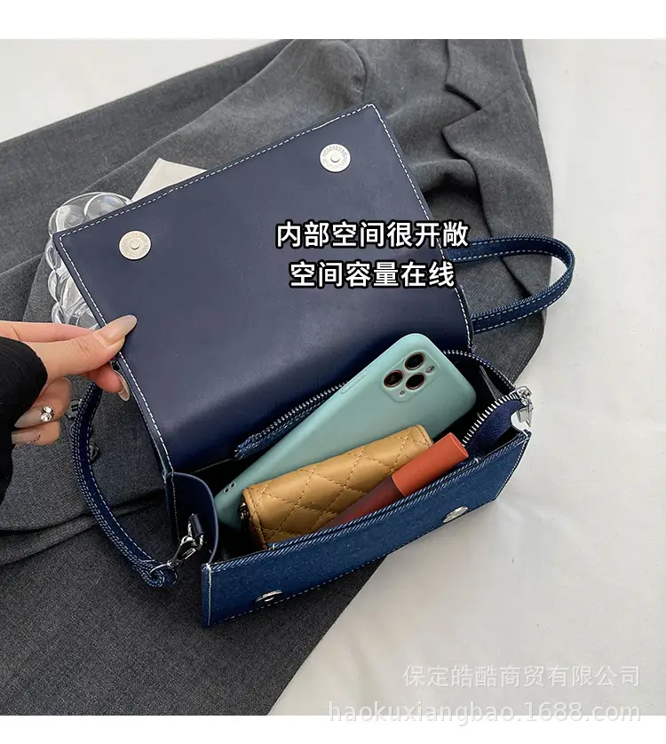 Silver Denim Shoulder Bag for Women 2024 — feature 7