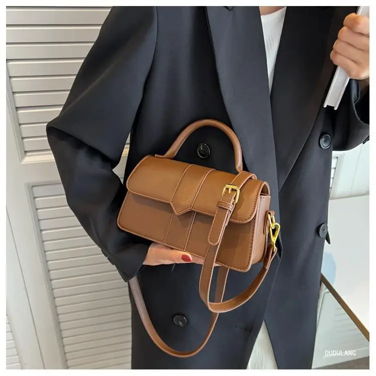 Brown Leather Shoulder Bag for Women 2026 Spring β feature 17