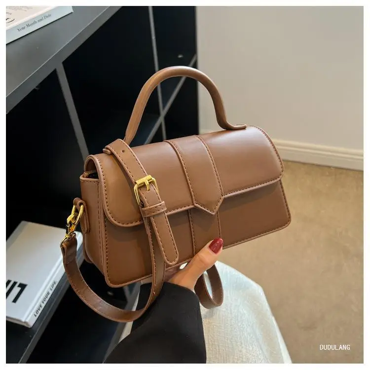 Brown Leather Shoulder Bag for Women 2026 Spring β feature 23