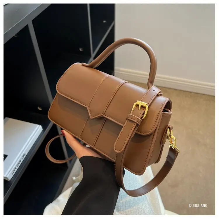 Brown Leather Shoulder Bag for Women 2026 Spring β feature 25