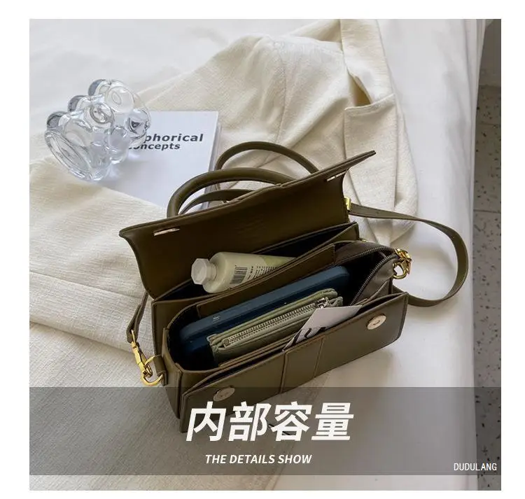 Brown Leather Shoulder Bag for Women 2026 Spring β feature 7