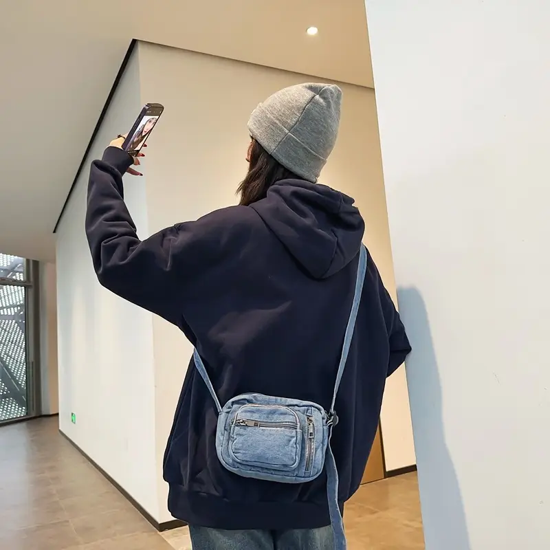 Denim Crossbody Bag for Women Summer 2026