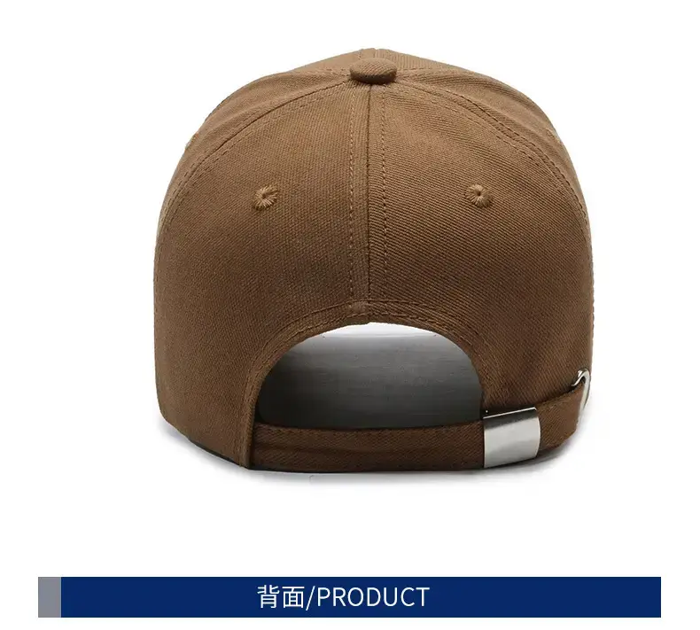 Black Spring Autumn Embroidered Cap for Men Women Adjustable Baseball Visor — feature 8