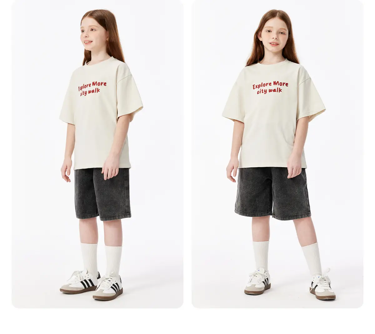 Green Embroidered T-Shirt for Girls Boys Summer Casual — feature 24