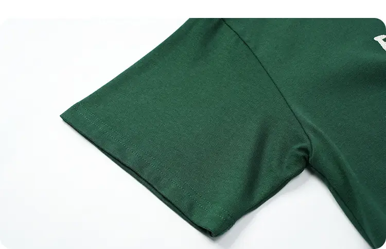 Green Embroidered T-Shirt for Girls Boys Summer Casual — feature 33