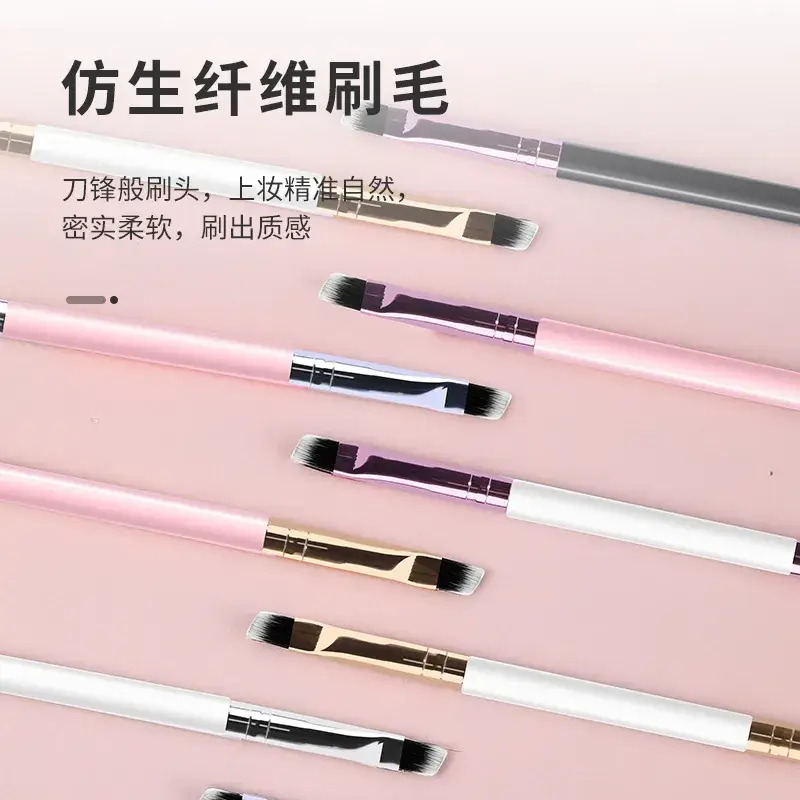 Double-Ended Eyebrow Brush with Curl & Blending - Image 11