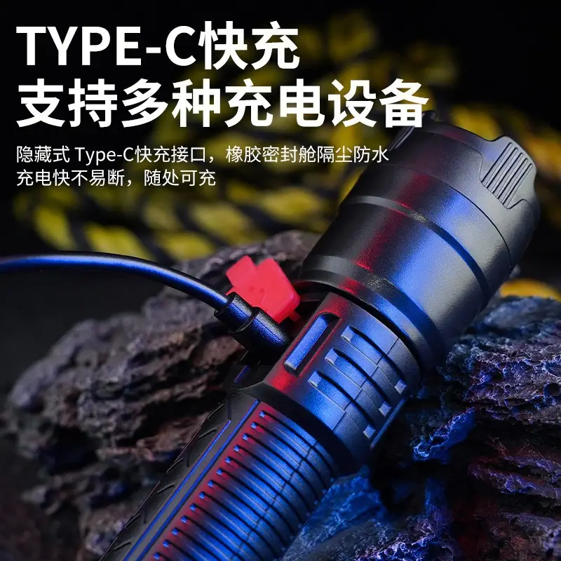 Multi-functional Waterproof Flashlight with Digital Display - Image 6