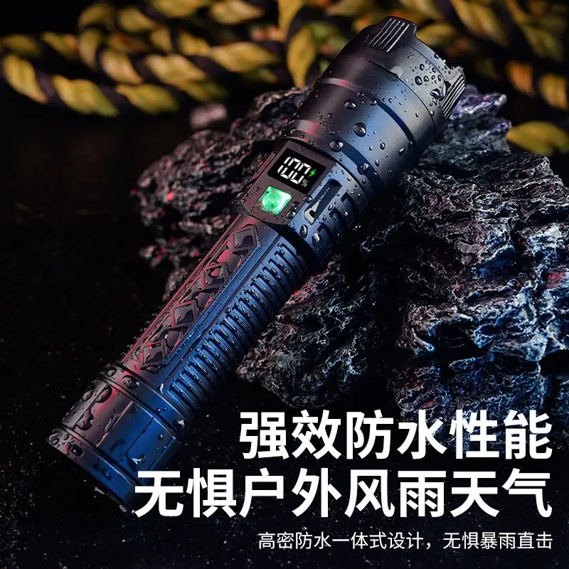 Multi-functional Waterproof Flashlight with Digital Display - Image 8
